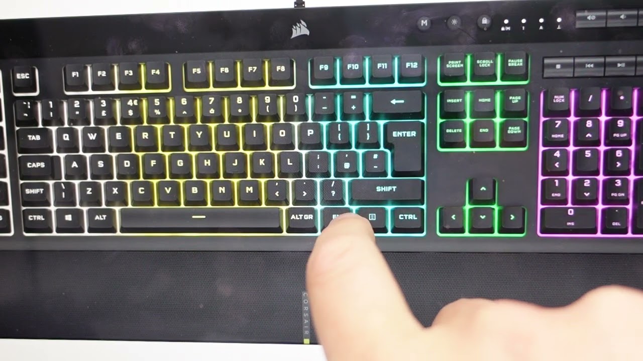 Factory Reset Corsair K55 RGB Keyboard