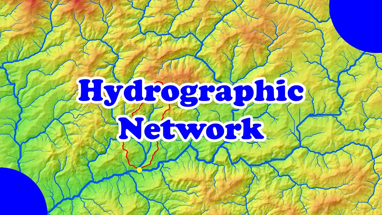 hydrographic network and watershed delimitation