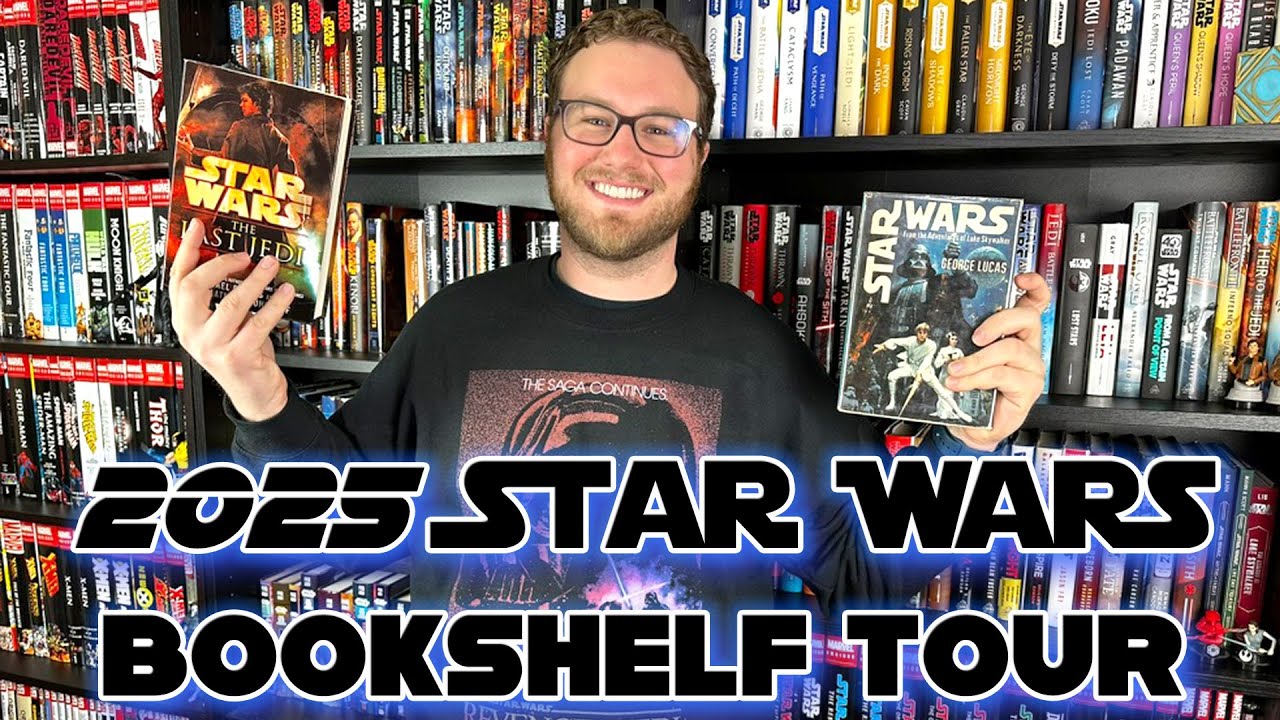 Star Wars Bookshelf Tour 2025 | Complete Star Wars Book Collection