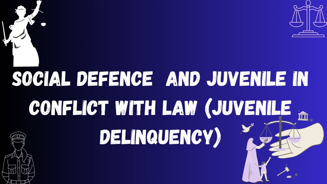 SOCIAL DEFENCE AND CRIMINAL JUSTICE SYSTEM