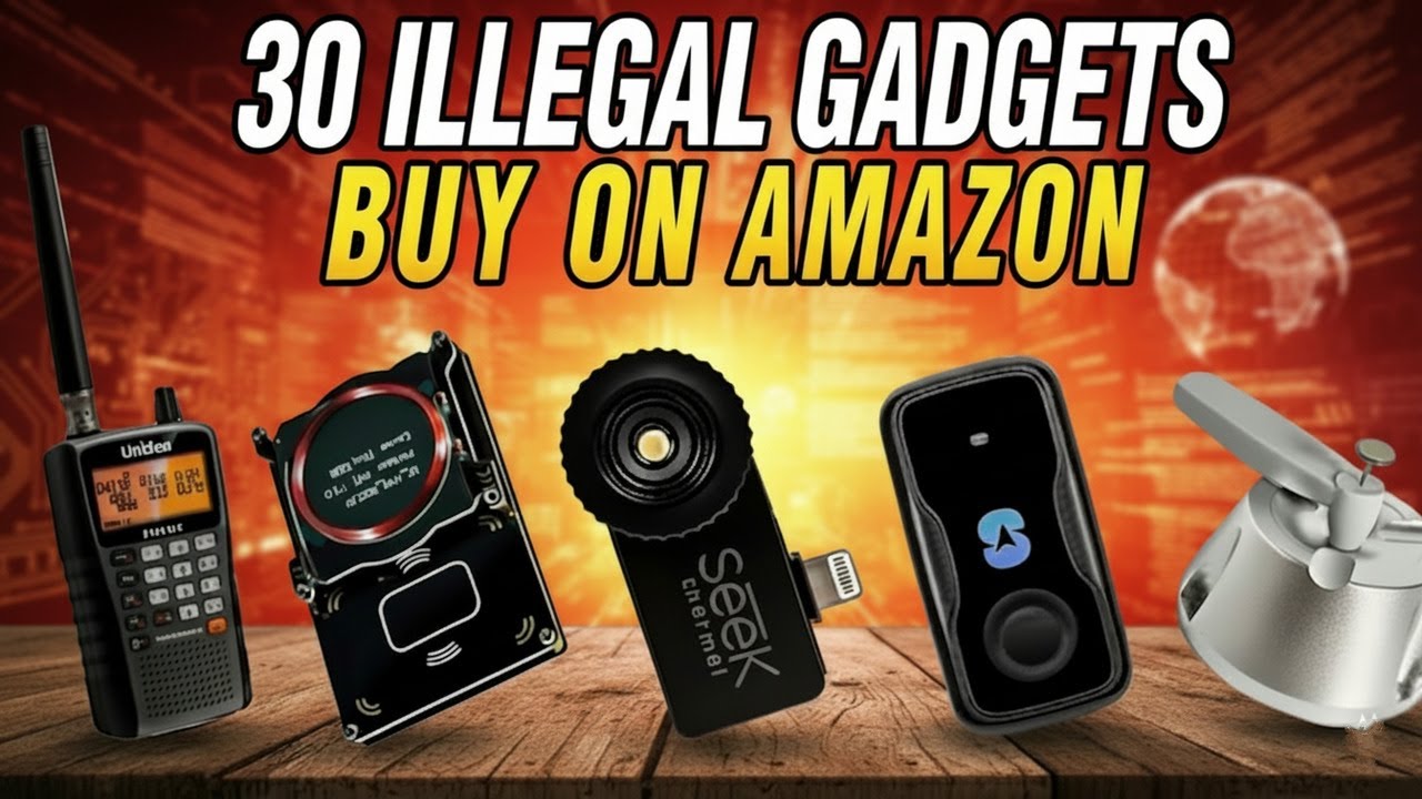 30 “ILLEGAL” Gadgets You Can STILL Buy on Amazon!