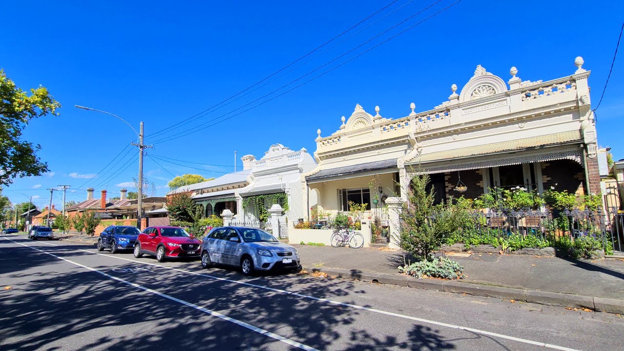 Carlton North Suburb Walking Tour Melbourne Australia 4K