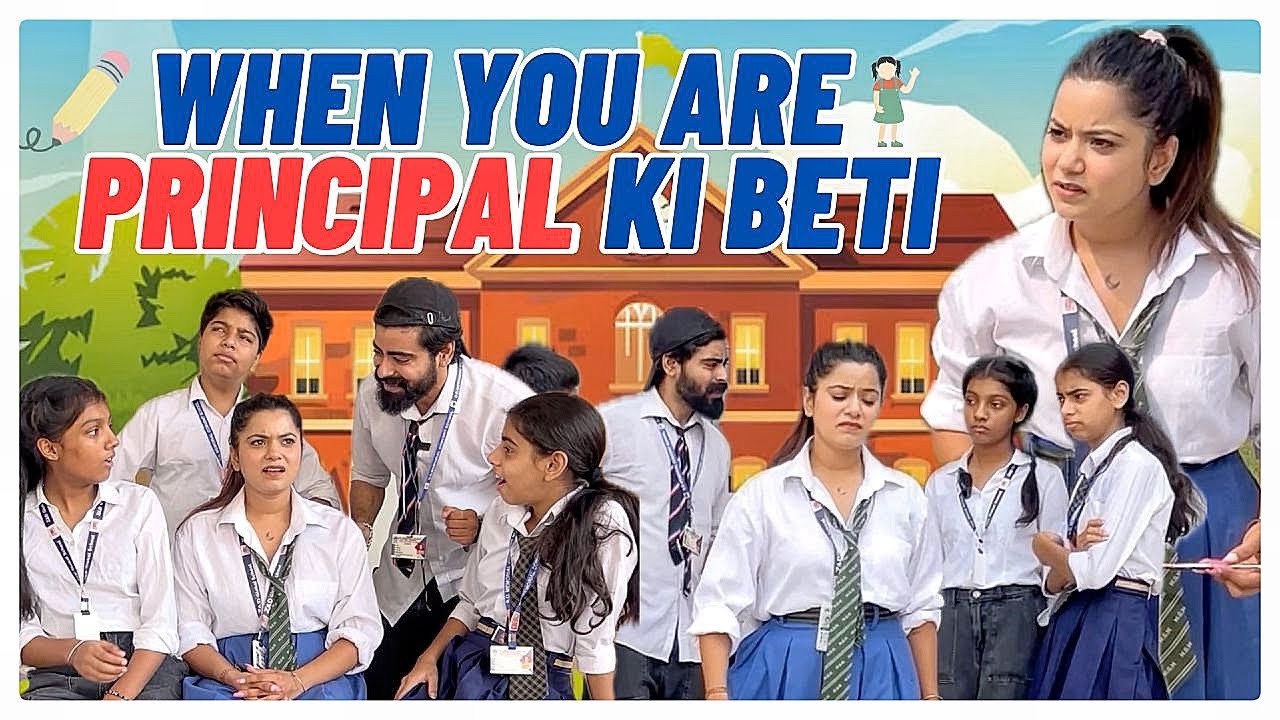 When you are Principal ki beti 👩‍🏫 #shorts #ytvideo #funnyvideo #schoollife #principal #sejalgaba