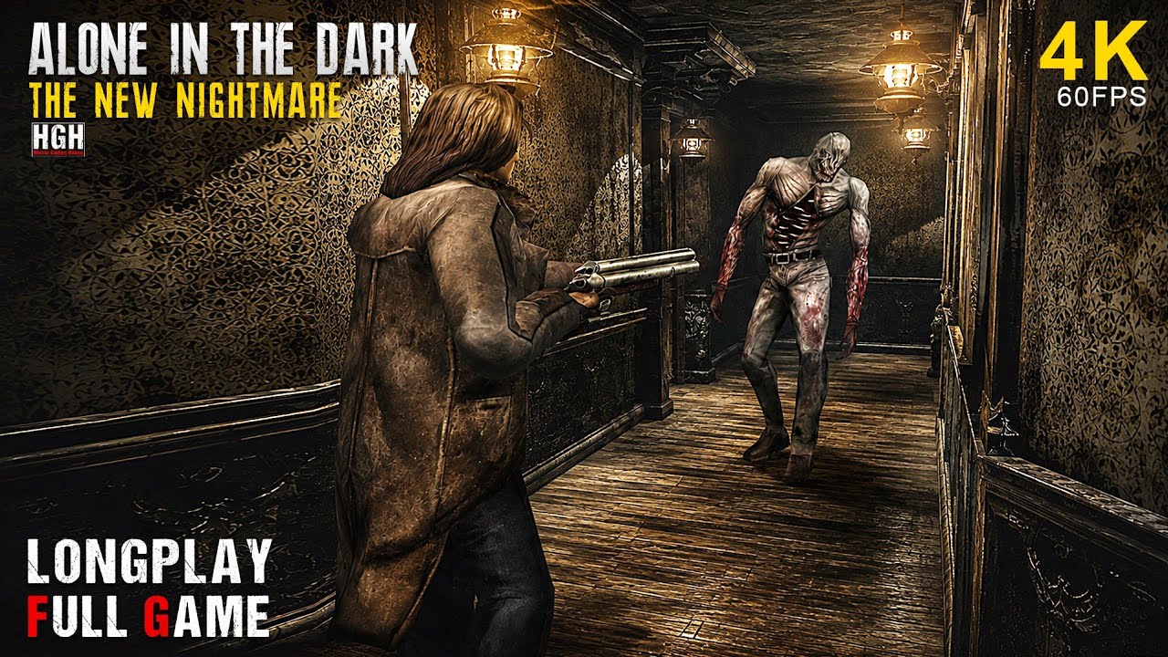 ALONE IN THE DARK: THE NEW NIGHTMARE | HD EDITION | FULL GAME Walkthrough | 4K/60FPS | No Commentary