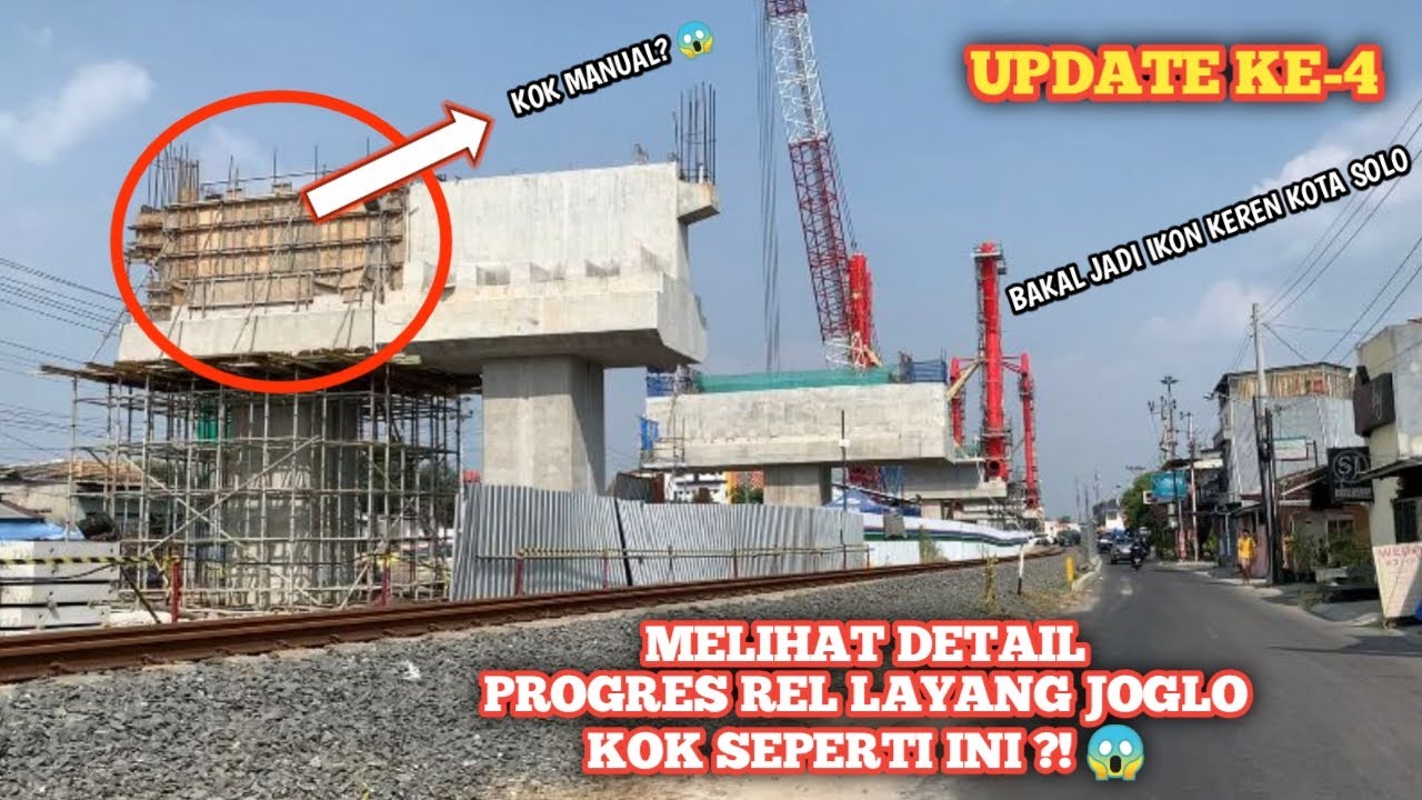 Update Proyek Andalan Gibran (Rel Layang Joglo) Solo Jawa Tengah