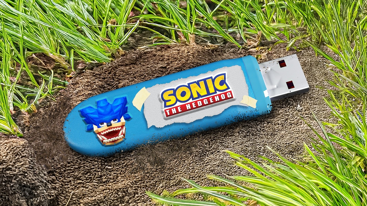 I Found SONIC's Secret Minecraft USB&hellip;