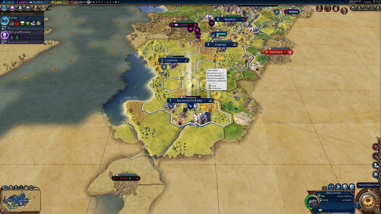 Domination Victory Time in Civilisation 6