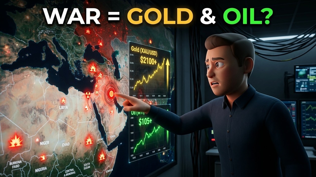 Trading Gold & Oil During War (Step-by-Step Strategy) #goldtrading #oiltrading #geopolitics