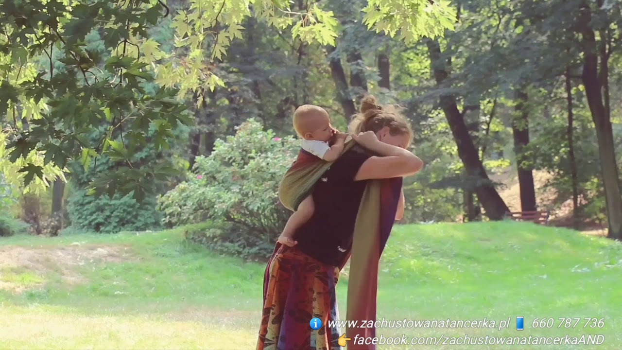 Wiązanie chusty: PLECAK PROSTY VOL. 2 // Back carry with older infant