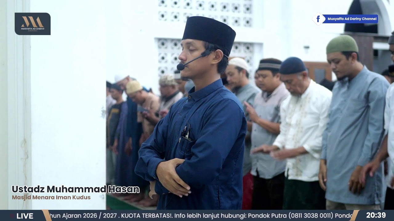 Tarawih Malam 2 Ramadan | Ust. Jundullah, S.H. & Ust. Muhammad, S.H. | Masjid Menara Iman Kudus