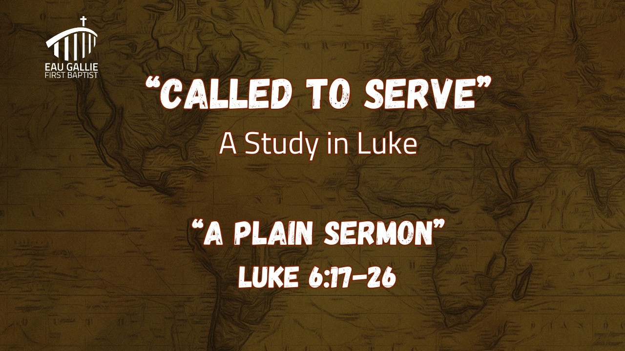 Series: Getting Started (A Study of Luke) March 15, 2026 10:30 am