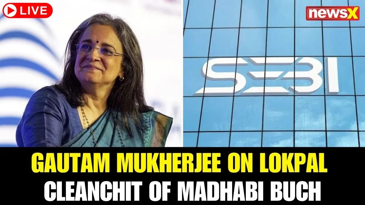 LIVE | Gautam Mukherjee on Lokpal Cleanchit of Madhabi Buch, Questions Hindenburg&rsquo;s Motives