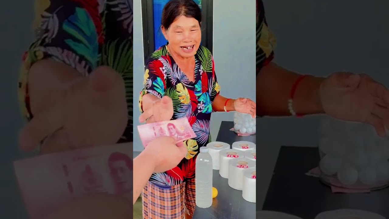 เกมส์โยนลูกปิงปองเสี่ยงดวง ลุ้นรางวัล #funny #games 