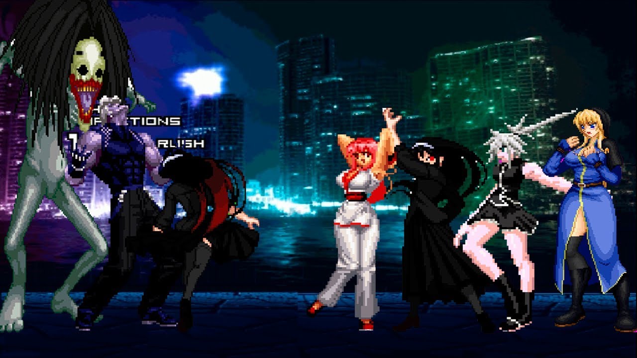 KOF Mugen Darkside Rugal VS Girls Team