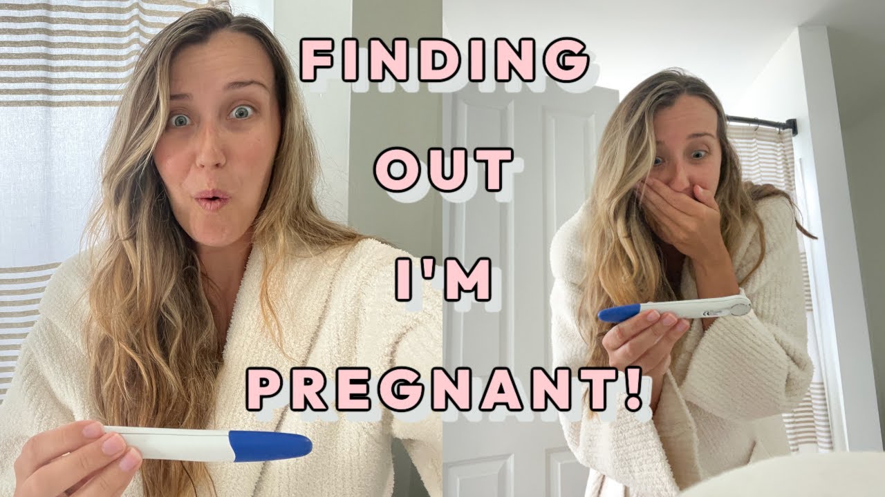 FINDING OUT I'M PREGNANT WITH OUR FIRST BABY!