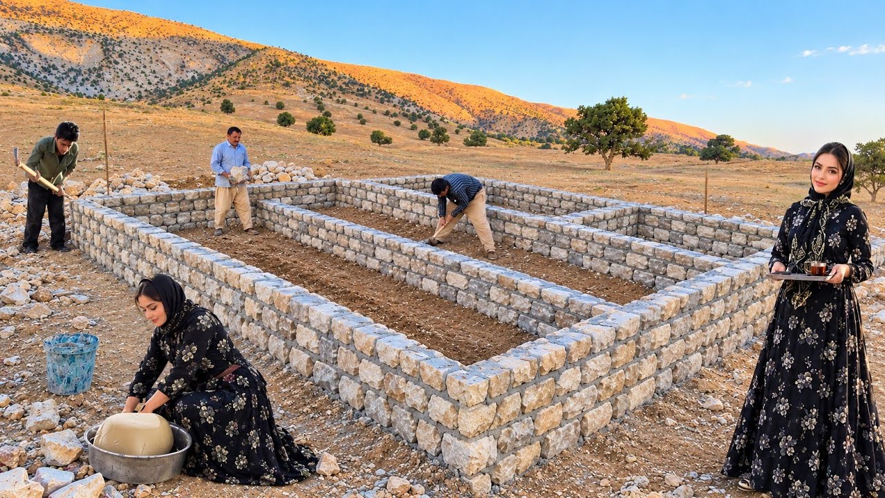  Isaac Returns to Help His Father & Massoumeh Build Their Dream Home &mdash; The World&rsquo;s Thinnest Bread! 🏡