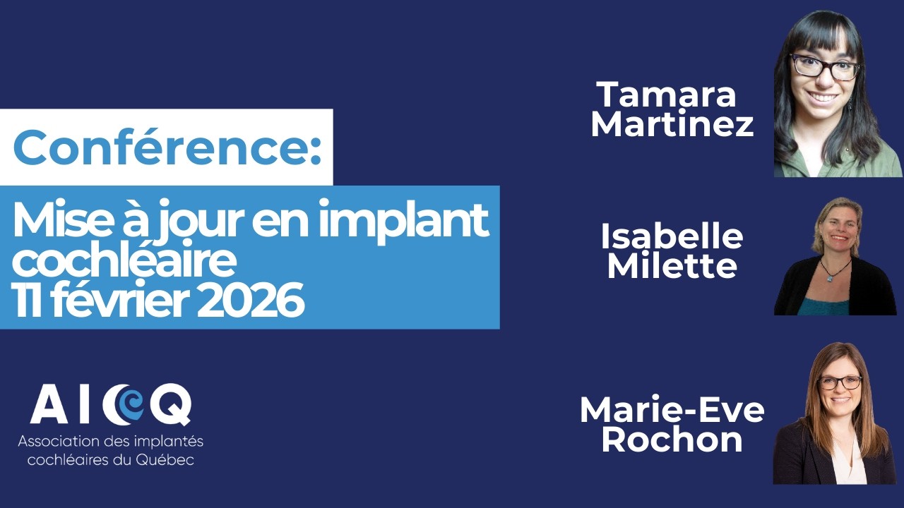 Mise à jour en implant cochléaire
