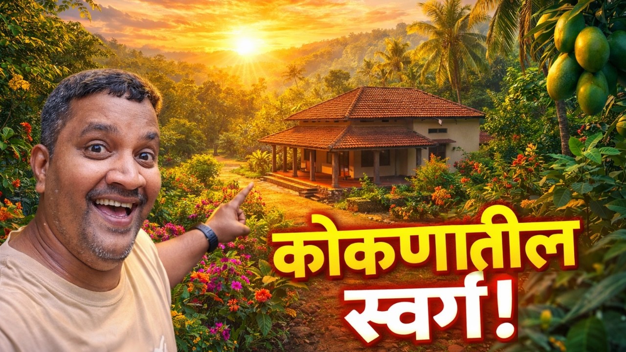 &ldquo;हे गाव पाहिल्यावर शहर विसराल&hellip; | Konkan Village Life&rdquo;