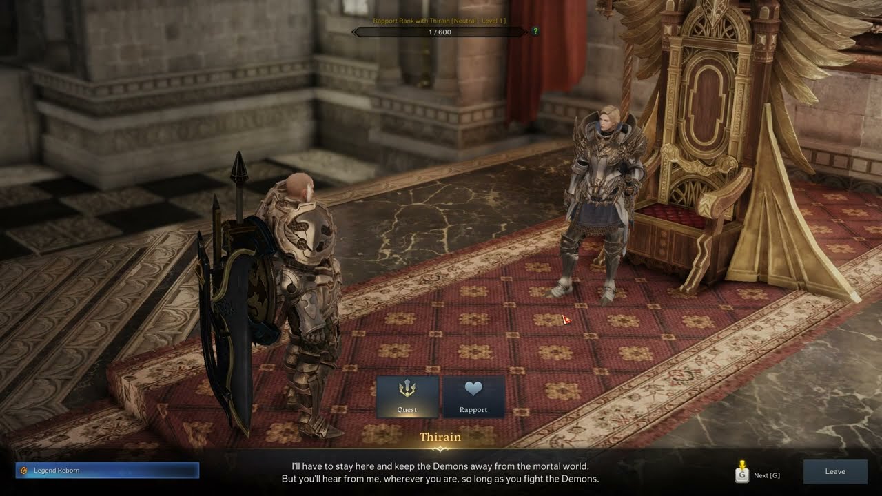 Legend Reborn, Lost Ark Quest
