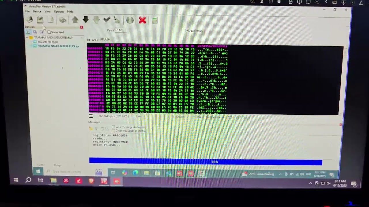 Cara flash atau remap ecu aerox dan nmax menggunakan iprog
