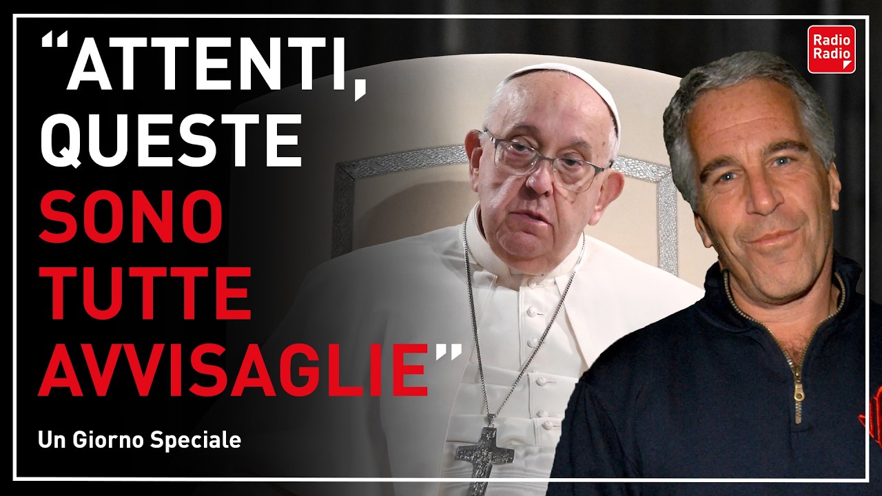 BERGOGLIO NEGLI EPSTEIN FILES? CIONCI AVVERTE ▷ 