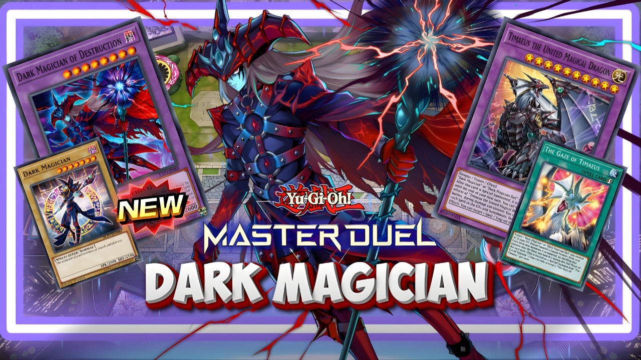 NEW DARK MAGICIAN SUPPORT IN YUGIOH MASTER DUEL IS CRAZY! DARK MAGICIAN OF DESTRUCTION