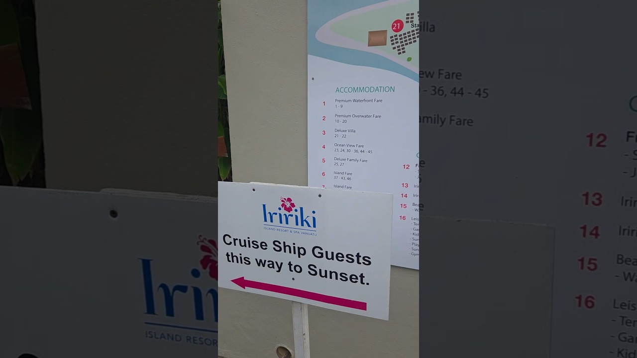 Iririki Island Day Pass #vanuatu #cruise#carnivalcruise#savemoney#cruisetips #splendor #southpacific