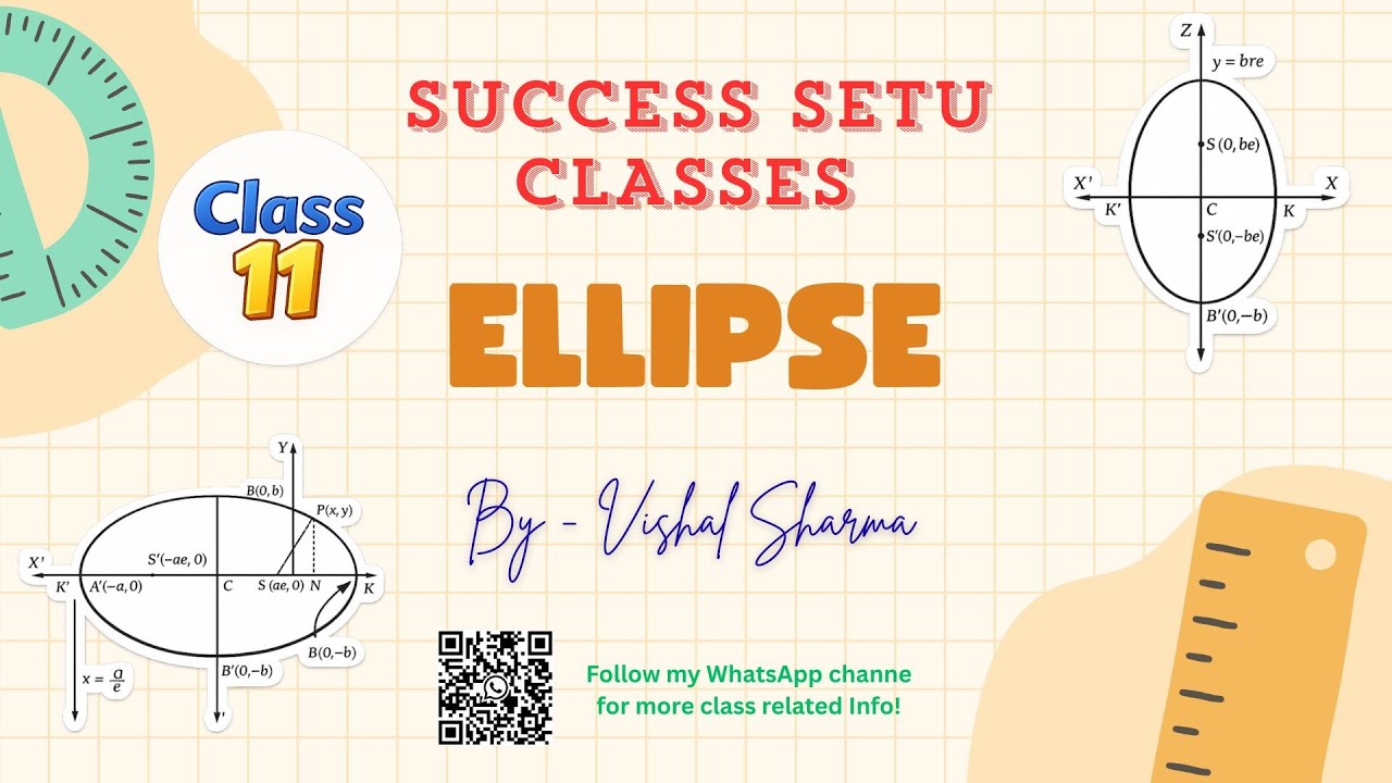 Ellipse -01| Class 11 Coordinate Geometry | Complete Lecture | Vishal Sharma | Success Setu