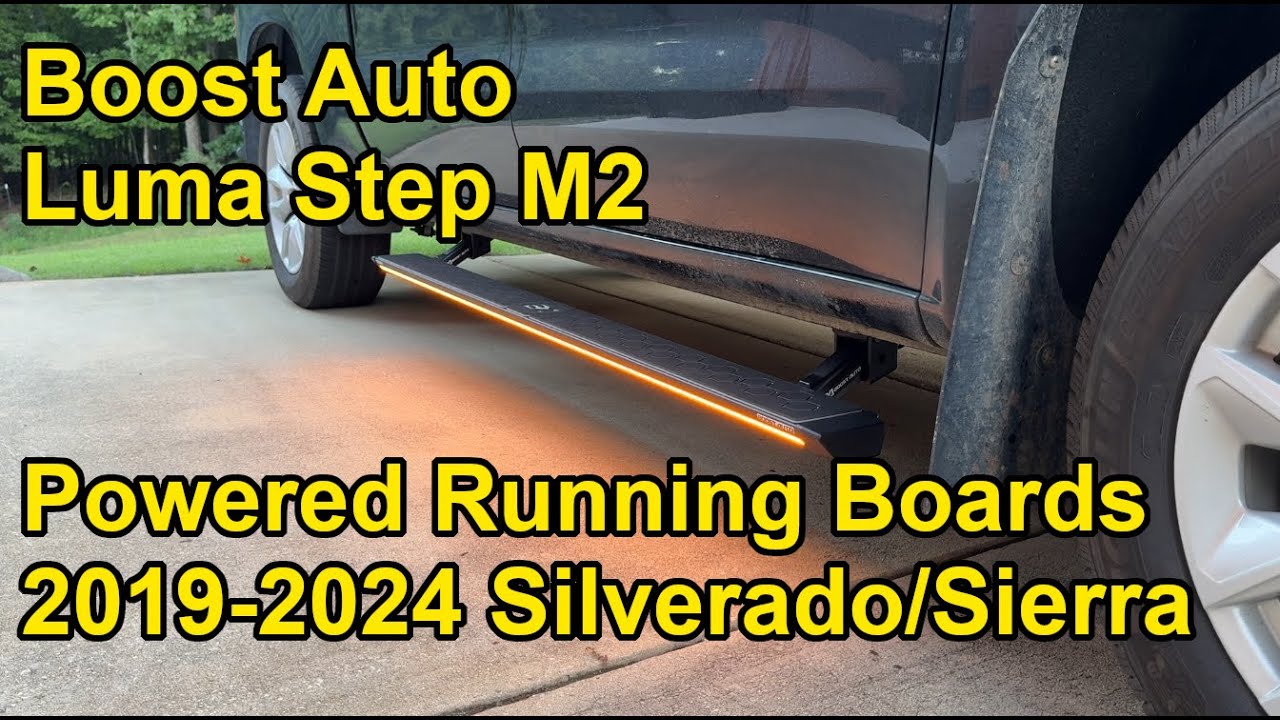 [HOW TO] Install Boost Auto Luma Step M2 Power Extending Running Boards - 2022 Silverado LTD
