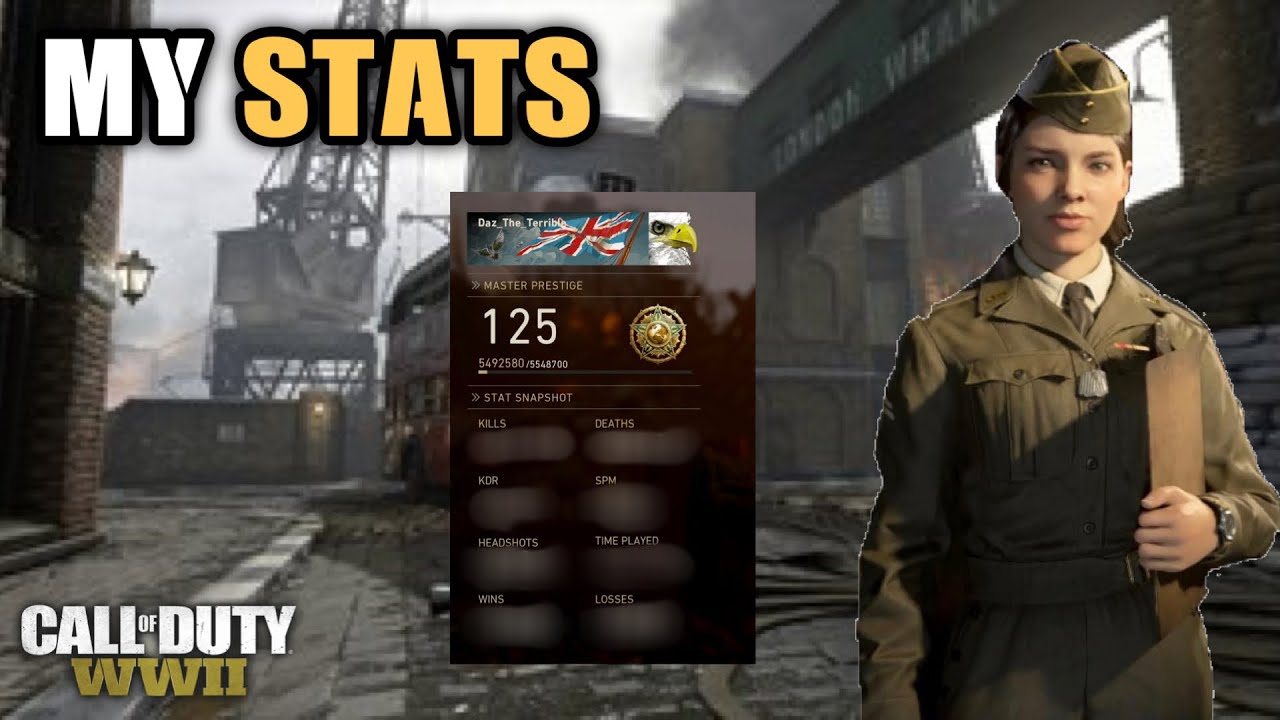 My Stats in Call of Duty WW2 in 2021 (COD WW2)