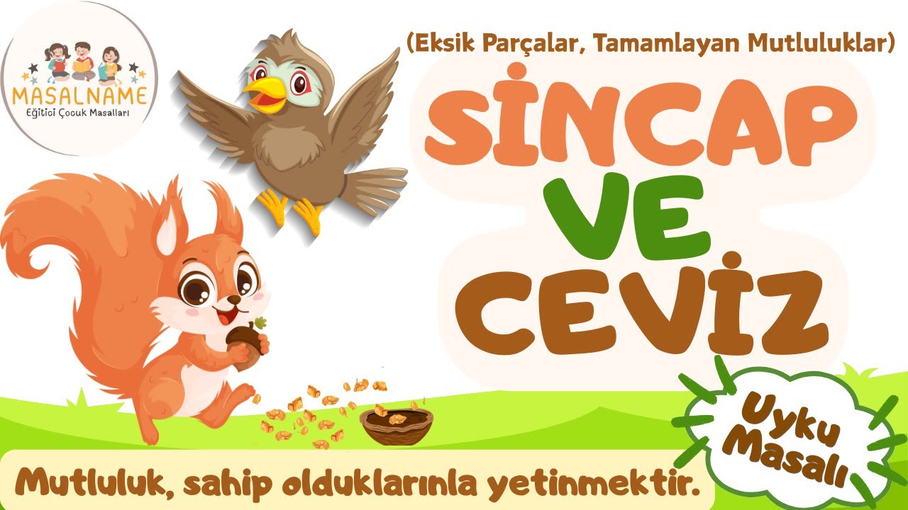 Uyku Masalı/Sincap ve Ceviz/Masal/Masallar/Hikayeler/Masal Dinle/Masal Dinle Türkçe/Çocuk Masalları