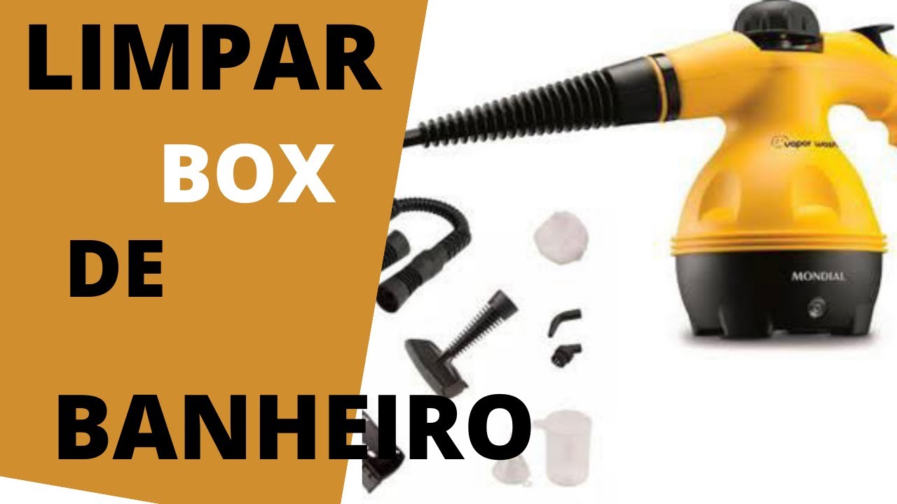 Limpar BOX DO BANHEIRO COM VAPORIZADOR!@AlexTutoriaisYT