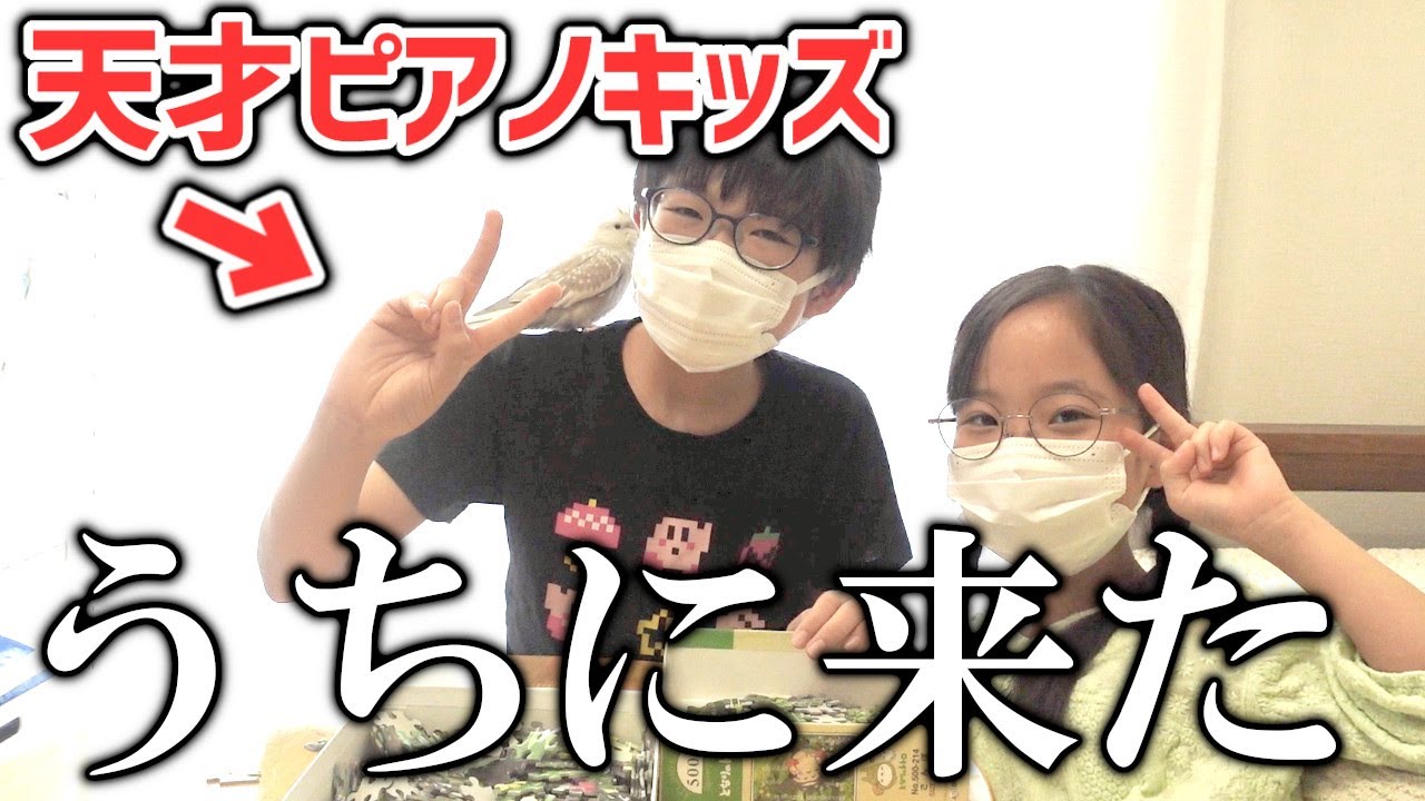天才ピアノキッズがうちに来たから遊び倒した