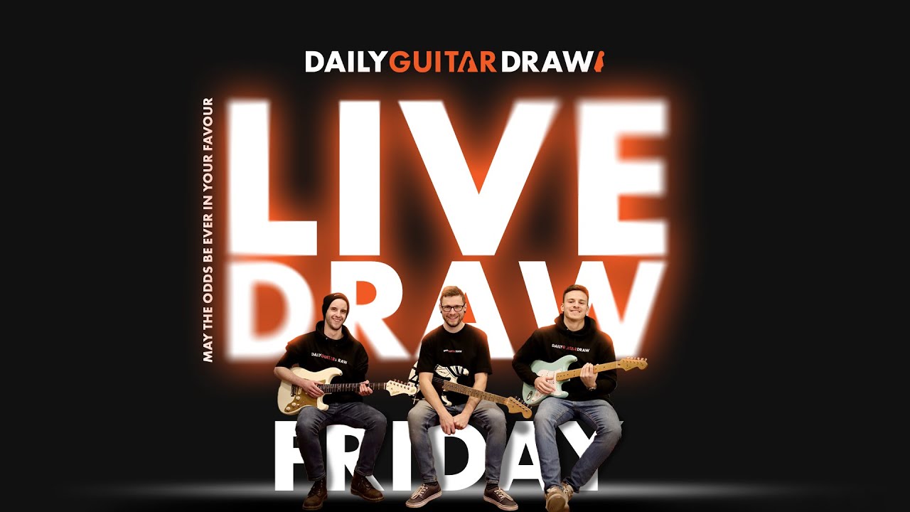294 Fender US Pro Classic & 5 more DAILY GUITAR DRAW Competition Prize Draw Live 16/01/2026 16.00 UK
