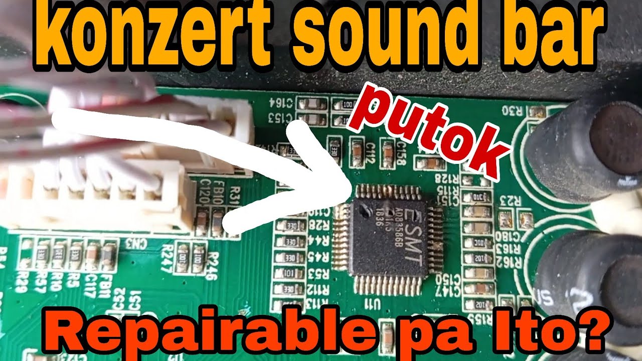 Konzert sound bar no sound ll how to replace sound ic