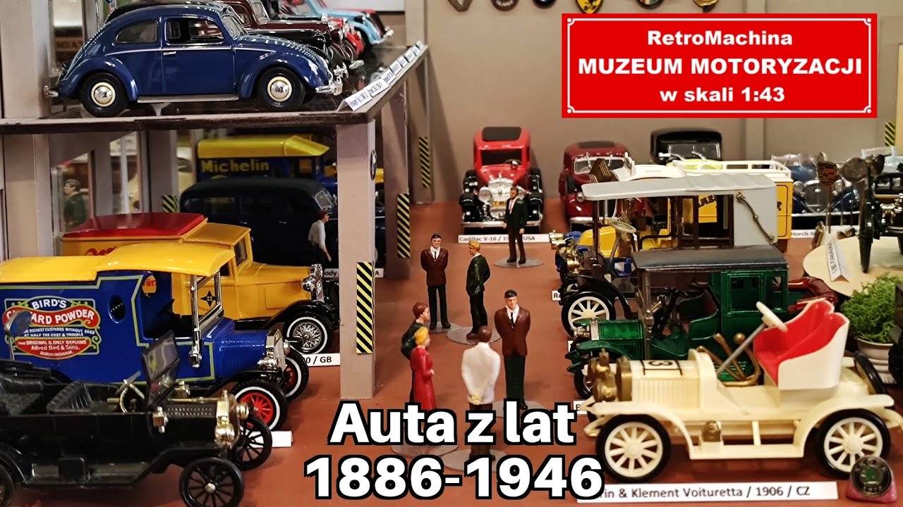Muzeum Motoryzacji w miniaturze: początki motoryzacji.