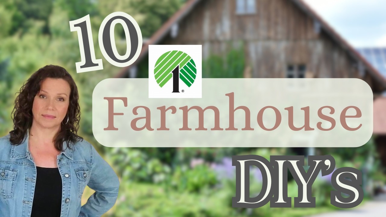Transform Dollar Tree Items Into Farmhouse Decor | 10 Beautiful DIYs