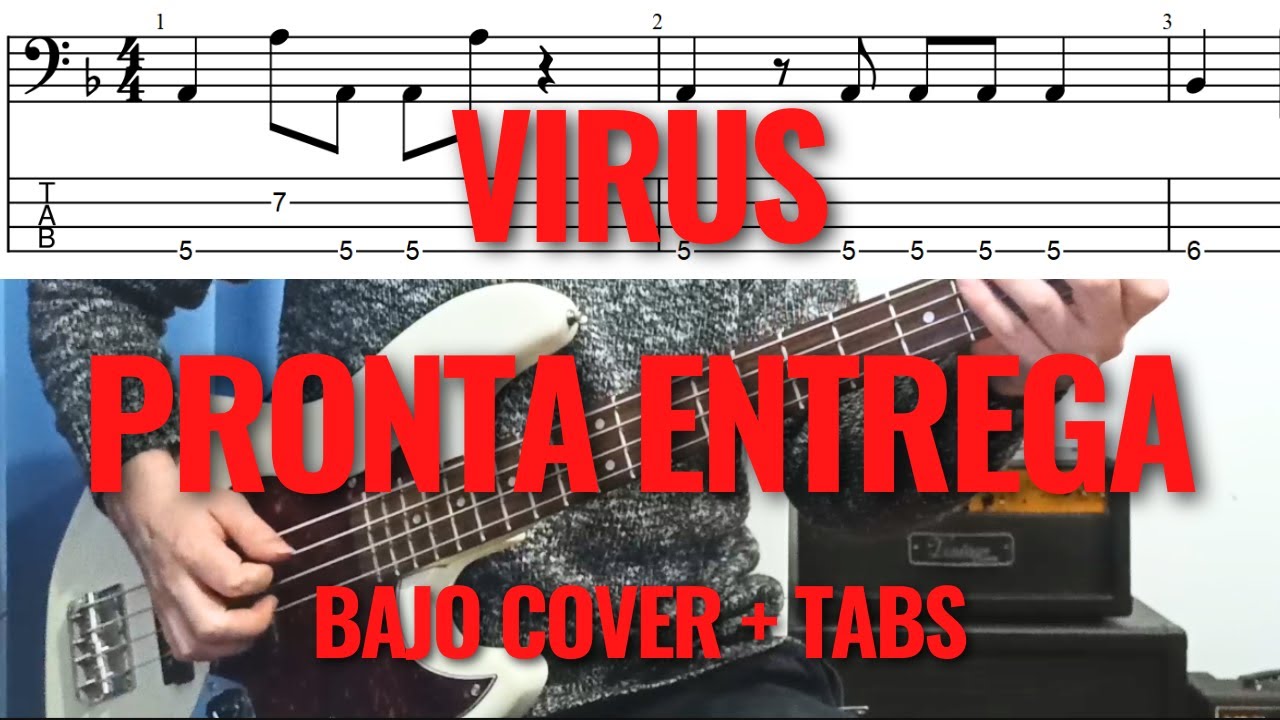 PRONTA ENTREGA de VIRUS - Tutorial de BAJO y TABS