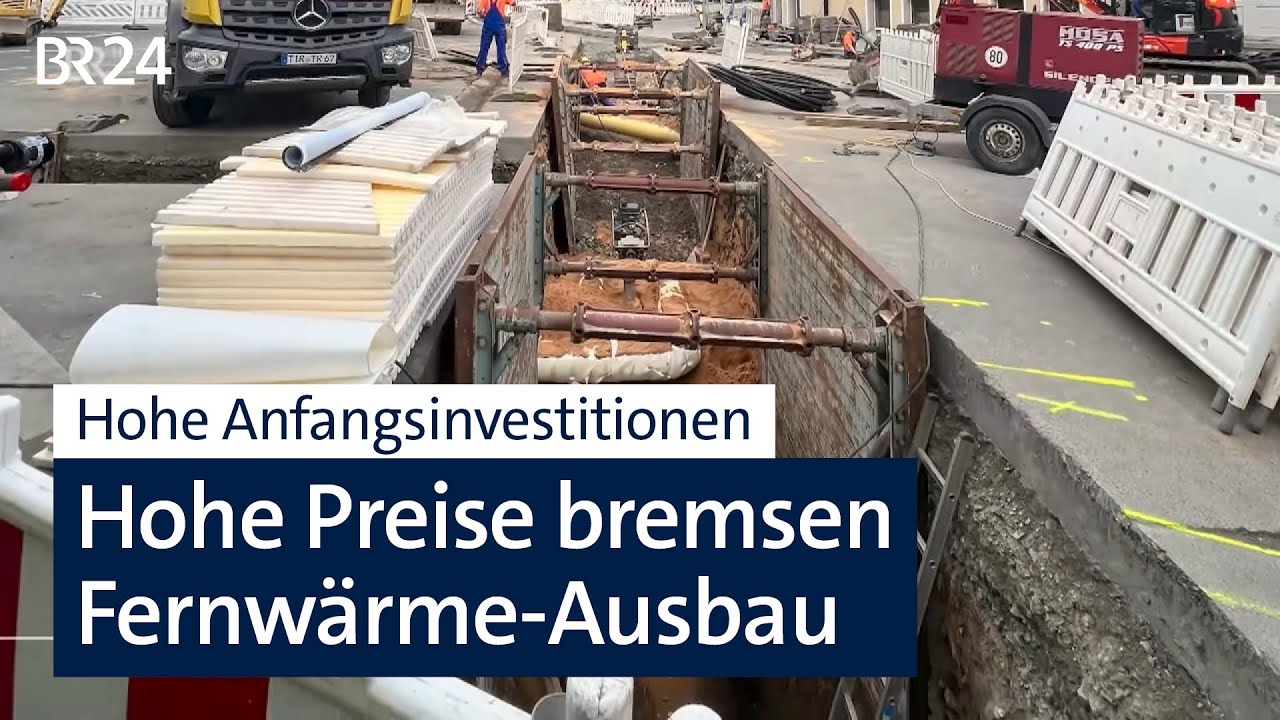 Heiztechnik: Hohe Preise bremsen Fernwärme-Ausbau | BR24