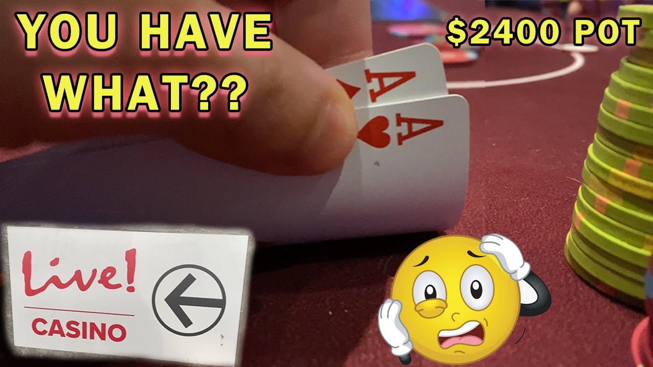 I have ACES and my opponent goes ALL-IN with WHAT?! $2400 Pot at 2/5 Hold Em / Ace Poker Vlog 21