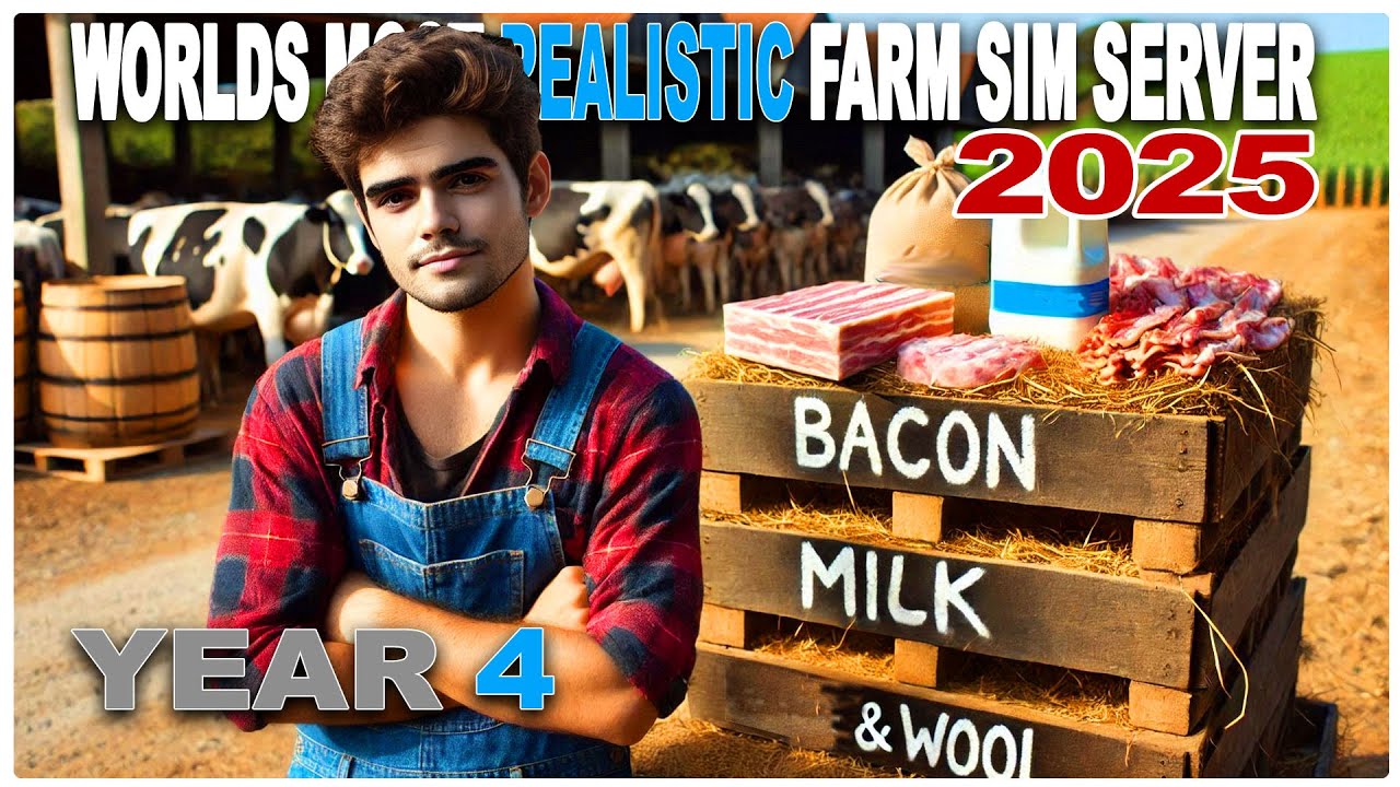 Y4E65-MAY: Can Baling be Slower & More Expensive? YES!  |  Worlds Most Realistic Farm Sim Server `25