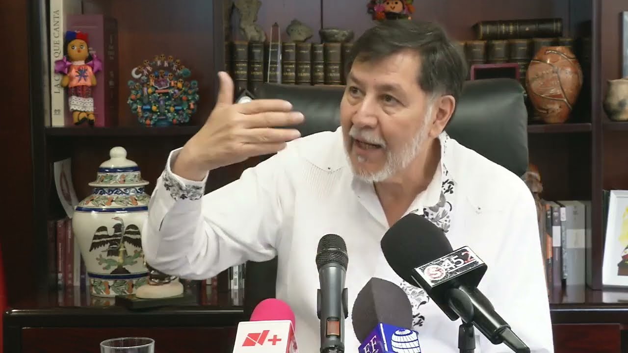 Conferencia de prensa del presidente de la Mesa Directiva, Gerardo Fernández Noroña