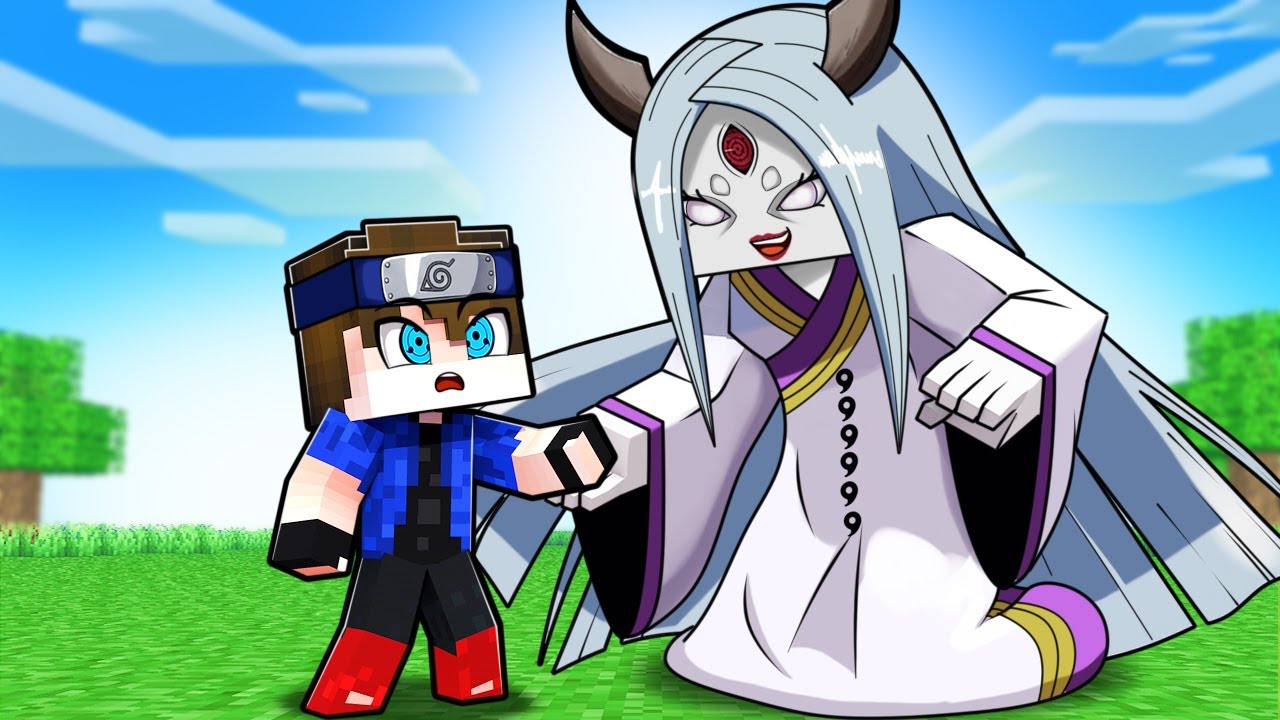 ADOTADO pela KAGUYA OTSUTSUKI no NARUTO Minecraft