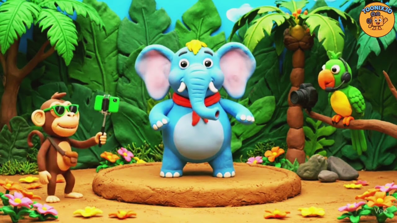 Monkey & Elephant 3D Adventure | Funny Animation for Everyone