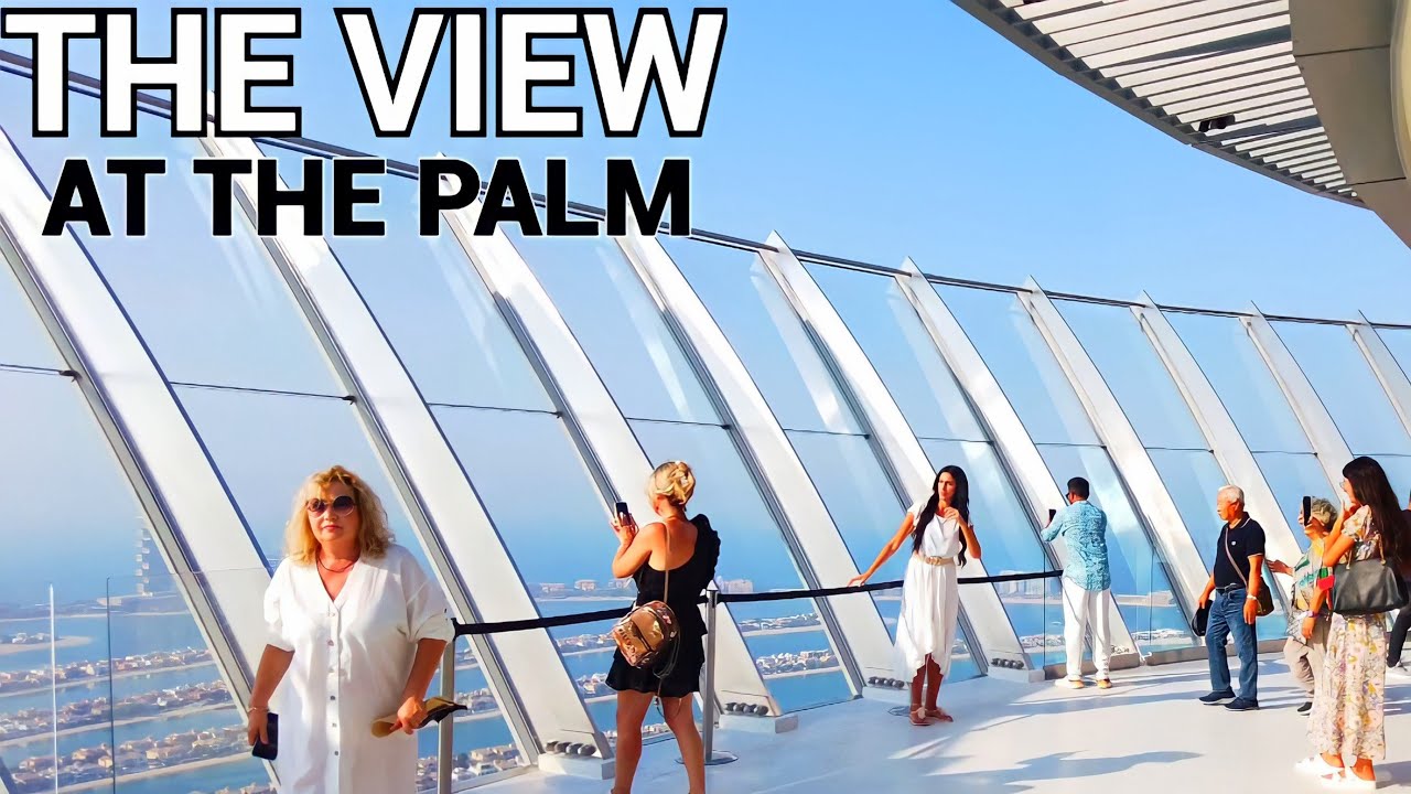 DUBAI. View at The Palm |4K| 360° View of PALM JUMEIRAH DUBAI 🇦🇪 2023