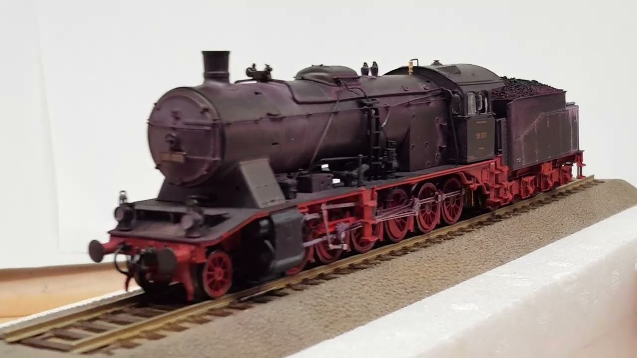 BR59 003 Rivarossi, Soundeinbau und Stromabnehmer Einbau.Teil2, die Fertigstellung