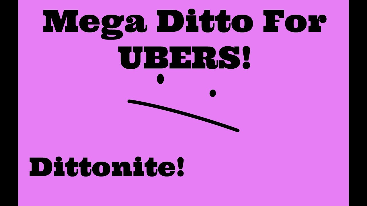 Mega Ditto For Ubers! Pokemon XY Competitive Analysis!