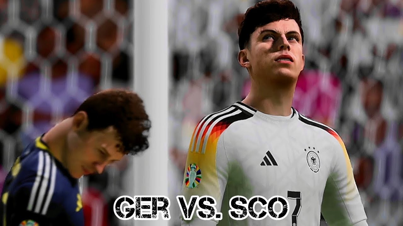 EA SPORTS FC 24 GAMEPLAY - GERMANY VS. SCOTLAND | EURO 2024 (NO COMMENTARY)