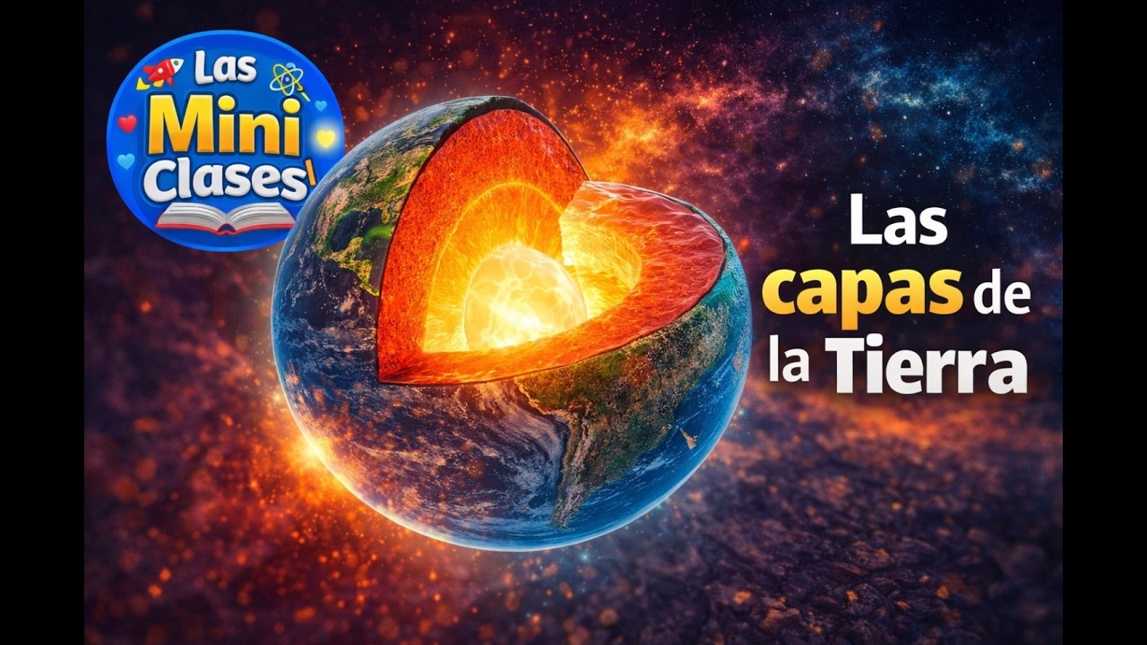 Las capas de la Tierra | Explicación sencilla para primaria