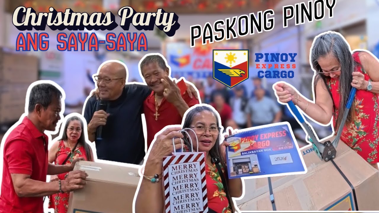 🎄🎁 Balikbayan Box Hustle & Chirstmas Party | Pinoy Express Cargo | Work hard, party harder! 🚚💨